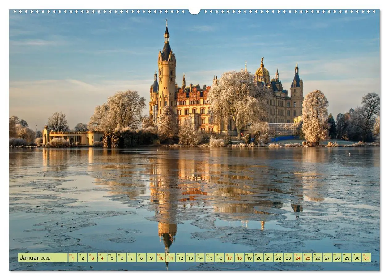 Bild: 9783457260210 | Schwerin - Welterbe (hochwertiger Premium Wandkalender 2026 DIN A2...