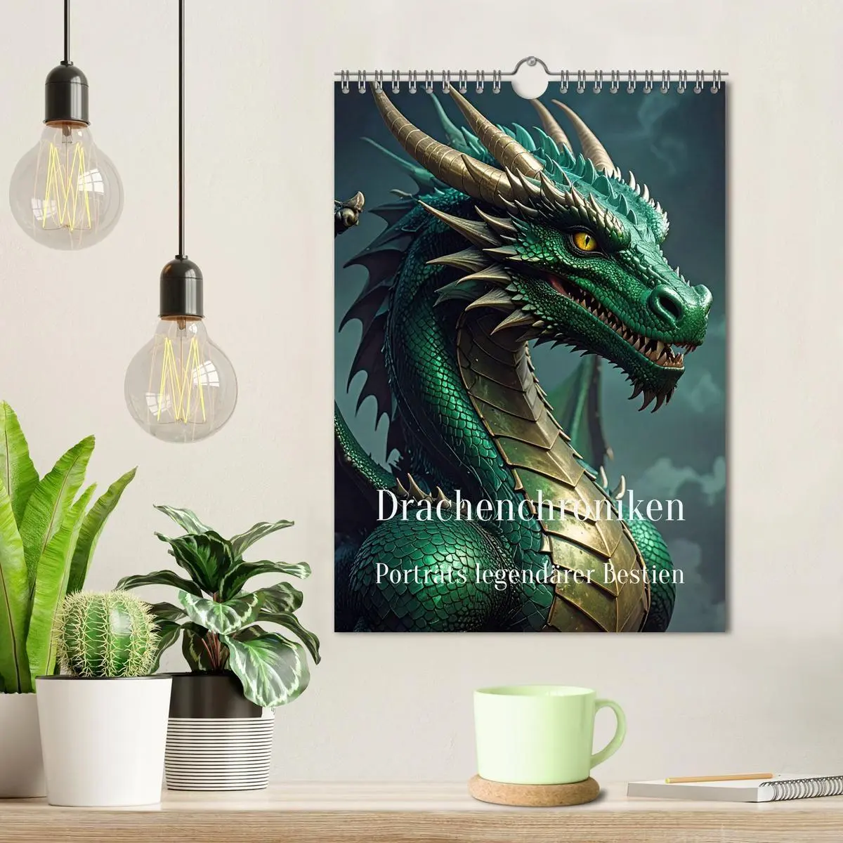 Bild: 9783516660210 | Drachenchroniken - Porträts legendärer Bestien (Wandkalender 2026...