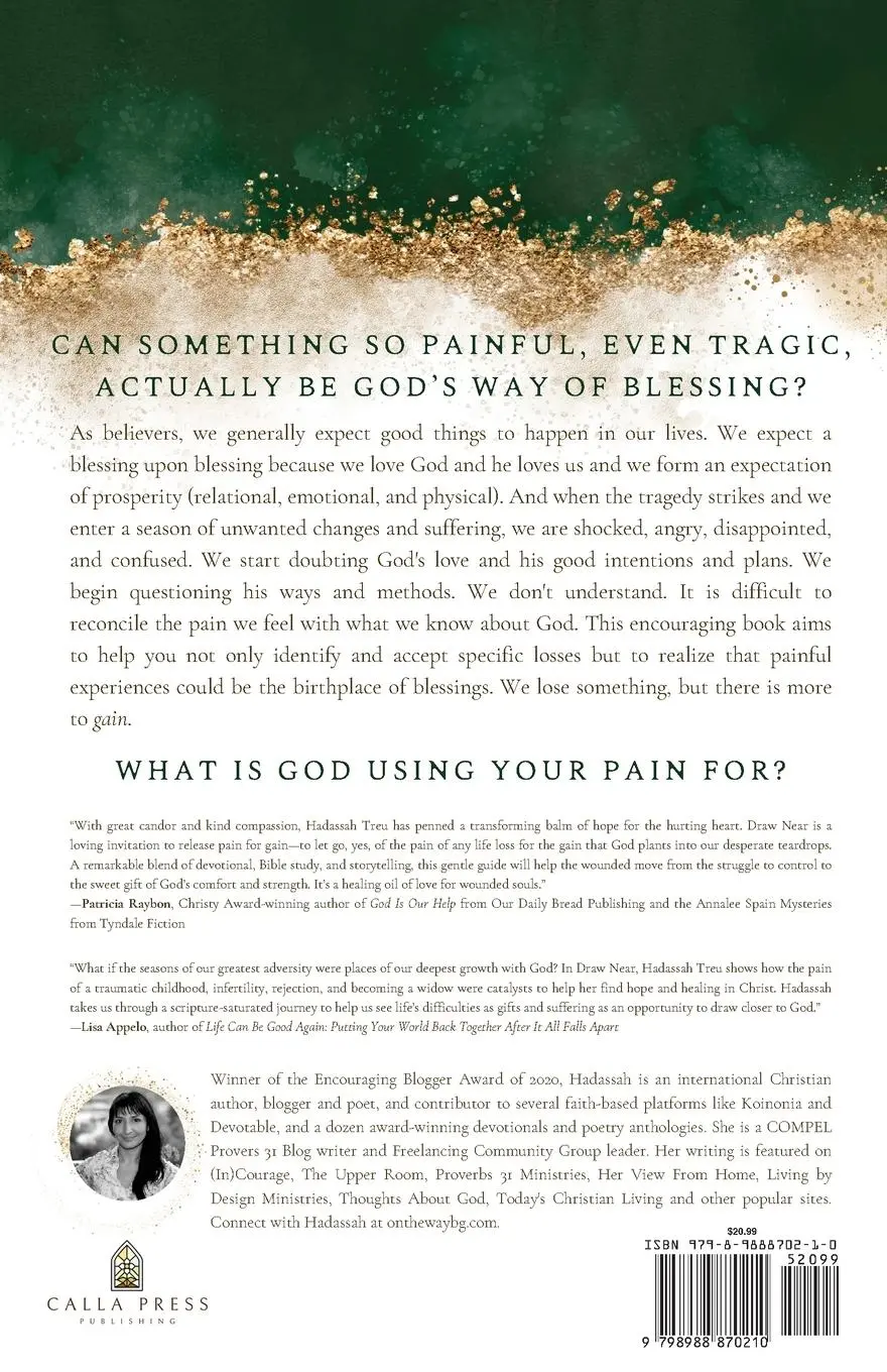 Rückseite: 9798988870210 | Draw Near | How Painful Experiences Become the Birthplace of Blessings