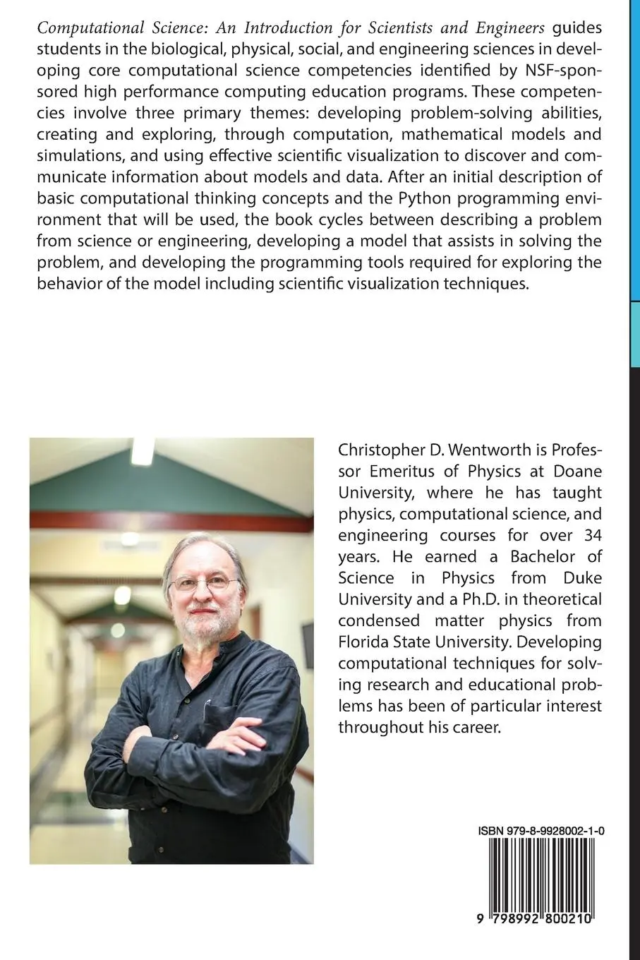Rückseite: 9798992800210 | Computational Science | An Introduction for Scientists and Engineers