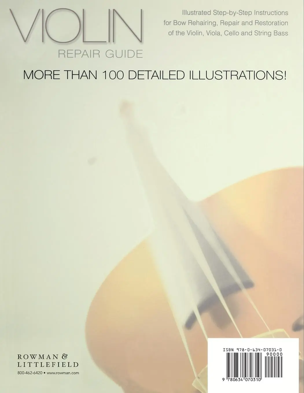 Rückseite: 9780634070310 | Violin Repair Guide | Michael Atria | Taschenbuch | Buch | Englisch