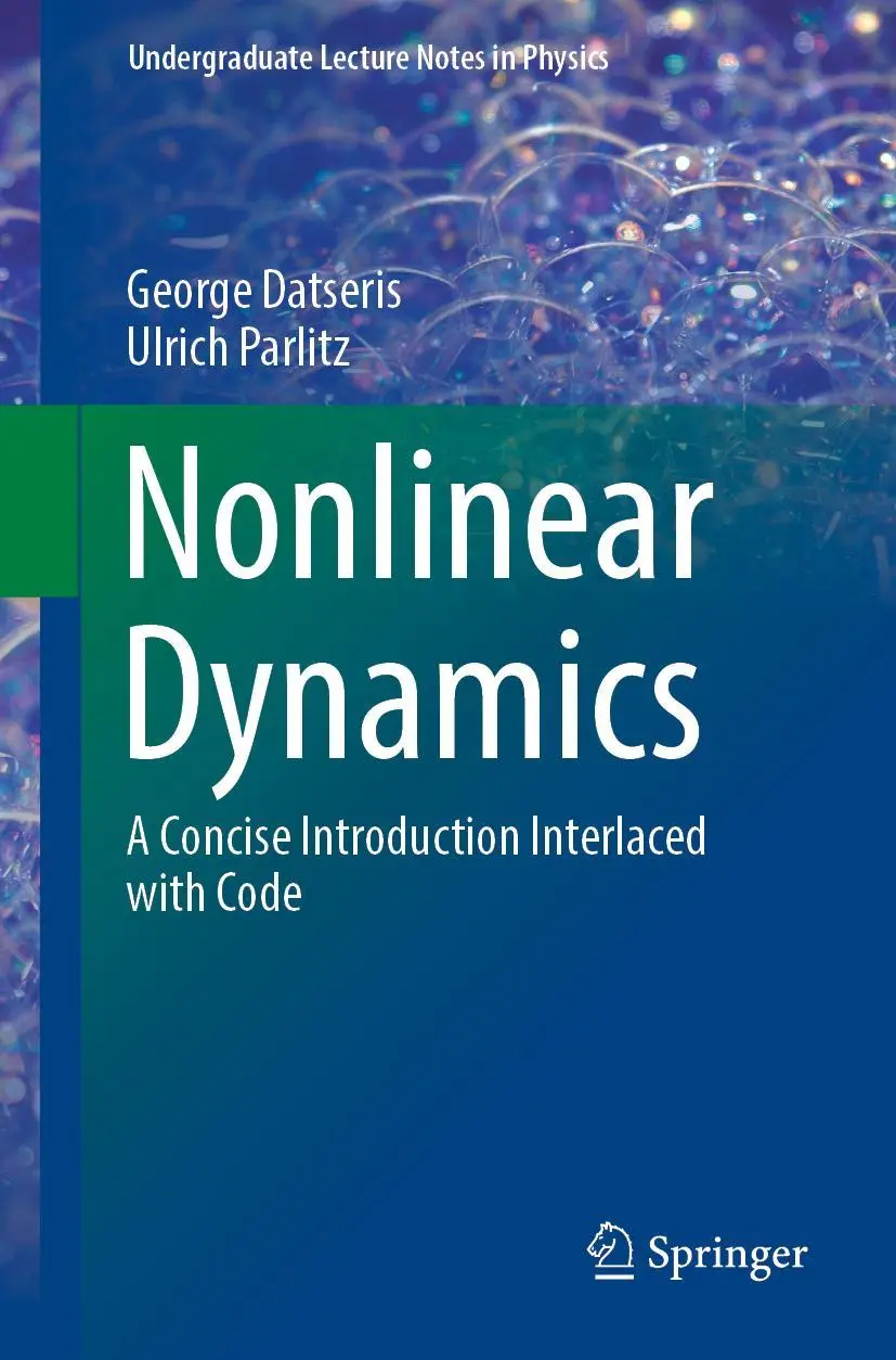 Cover: 9783030910310 | Nonlinear Dynamics | A Concise Introduction Interlaced with Code | xv