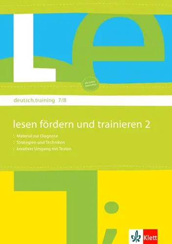 Cover: 9783123140310 | deutsch.training 7. und 8. Klasse. Lesen Fördern und Trainieren 2
