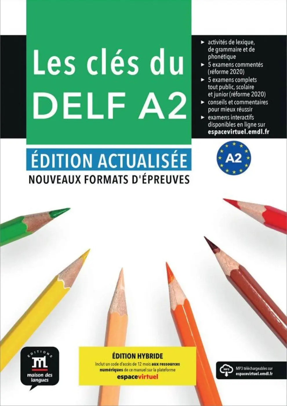 Cover: 9783125290310 | Les clés du DELF A2 - Édition actualisée hybride | Godard (u. a.)