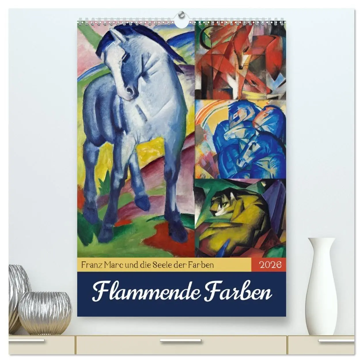 Cover: 9783516720310 | Flammende Farben (hochwertiger Premium Wandkalender 2026 DIN A2...