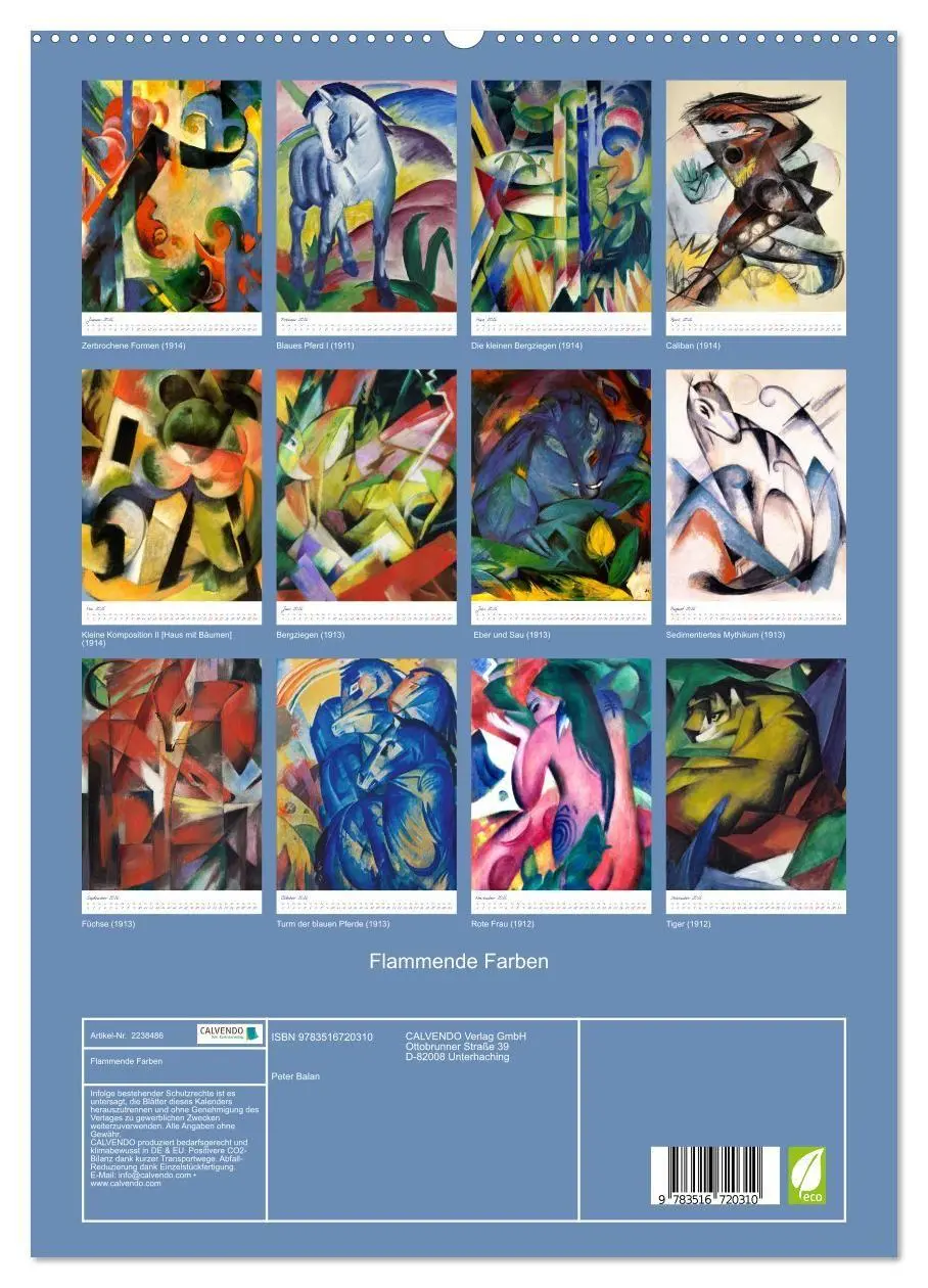 Bild: 9783516720310 | Flammende Farben (hochwertiger Premium Wandkalender 2026 DIN A2...