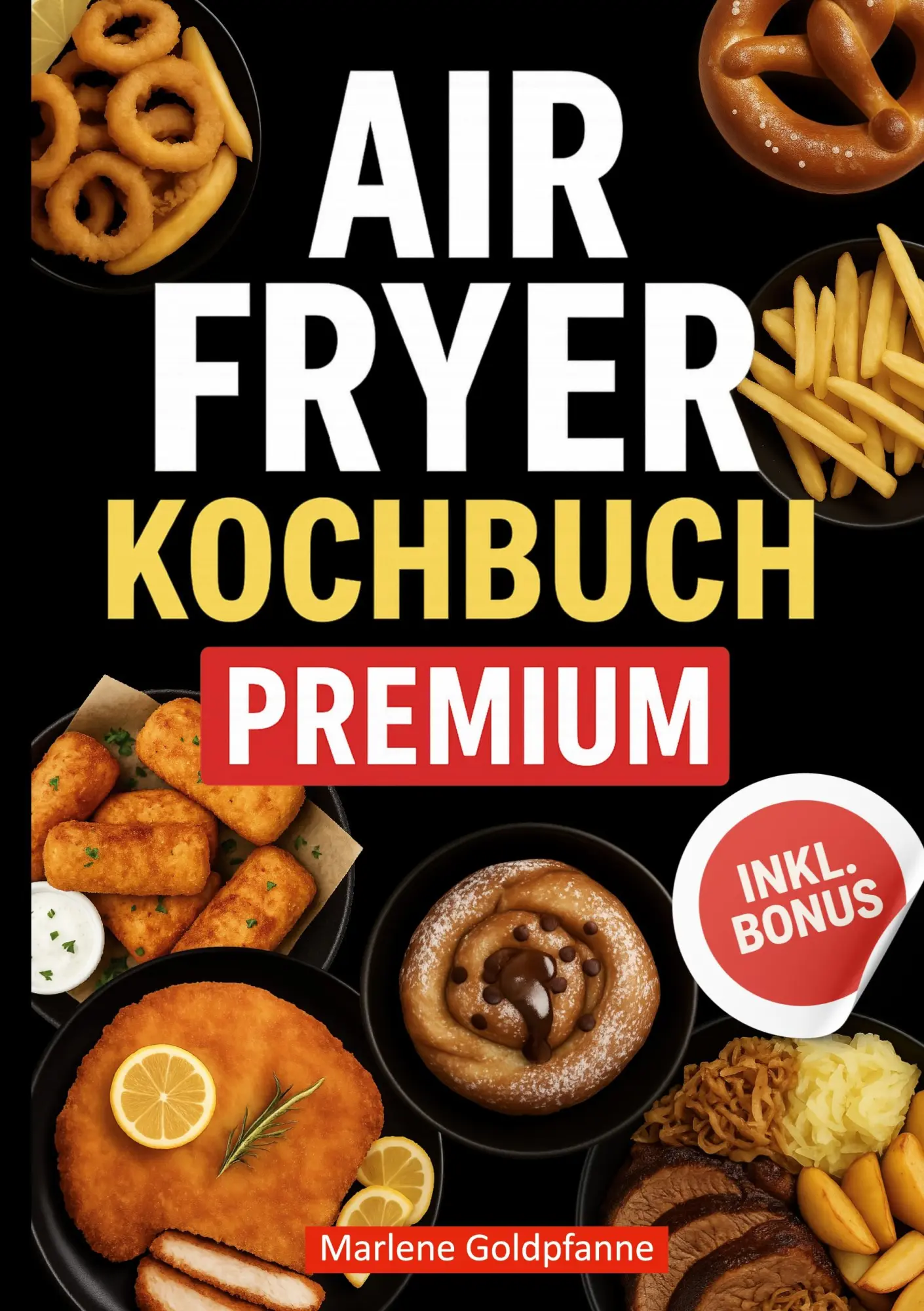 Cover: 9783695160310 | AIR FRYER KOCHBUCH PREMIUM | Marlene Goldpfanne | Taschenbuch | 108 S.