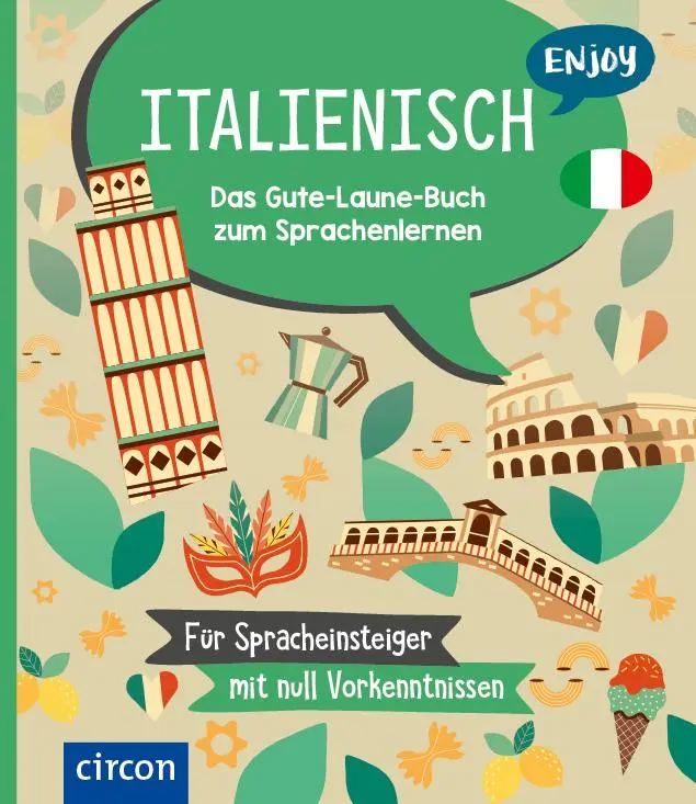 Cover: 9783790100310 | Enjoy Italienisch | Das Gute-Laune-Buch zum Sprachenlernen | Bergmann