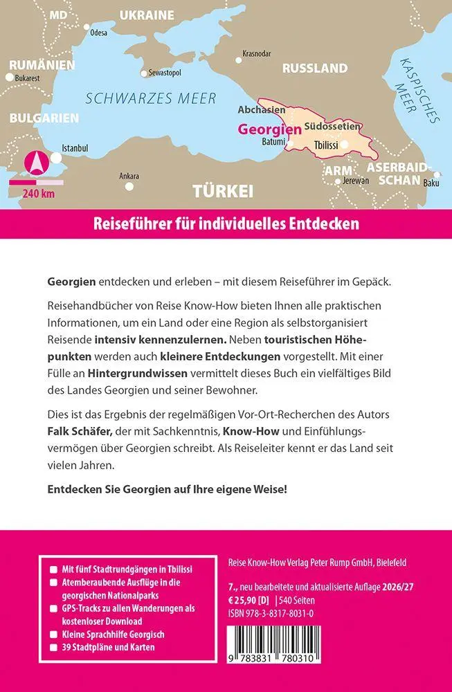 Bild: 9783831780310 | Reise Know-How Reiseführer Georgien | Mit 18 Wanderungen | Schäfer