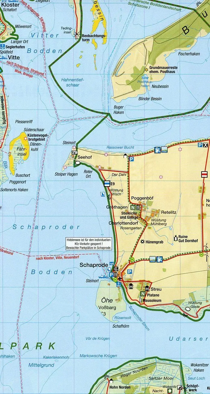 Bild: 9783866360310 | Wanderkarte Rügen &amp; Hiddensee 1 : 50 000 | Lutz Gebhardt | 5 Farbfotos