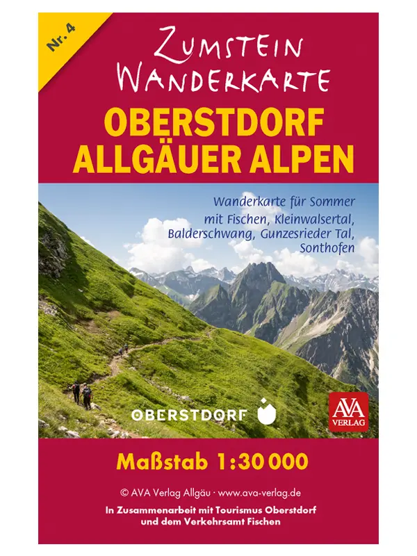 Cover: 9783985160310 | Zumstein Wanderkarte Oberstdorf | AVA-Verlag Allgäu GmbH | Deutsch