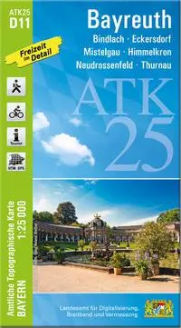 Cover: 9783987760310 | ATK25-D11 Bayreuth (Amtliche Topographische Karte 1:25000) | Deutsch
