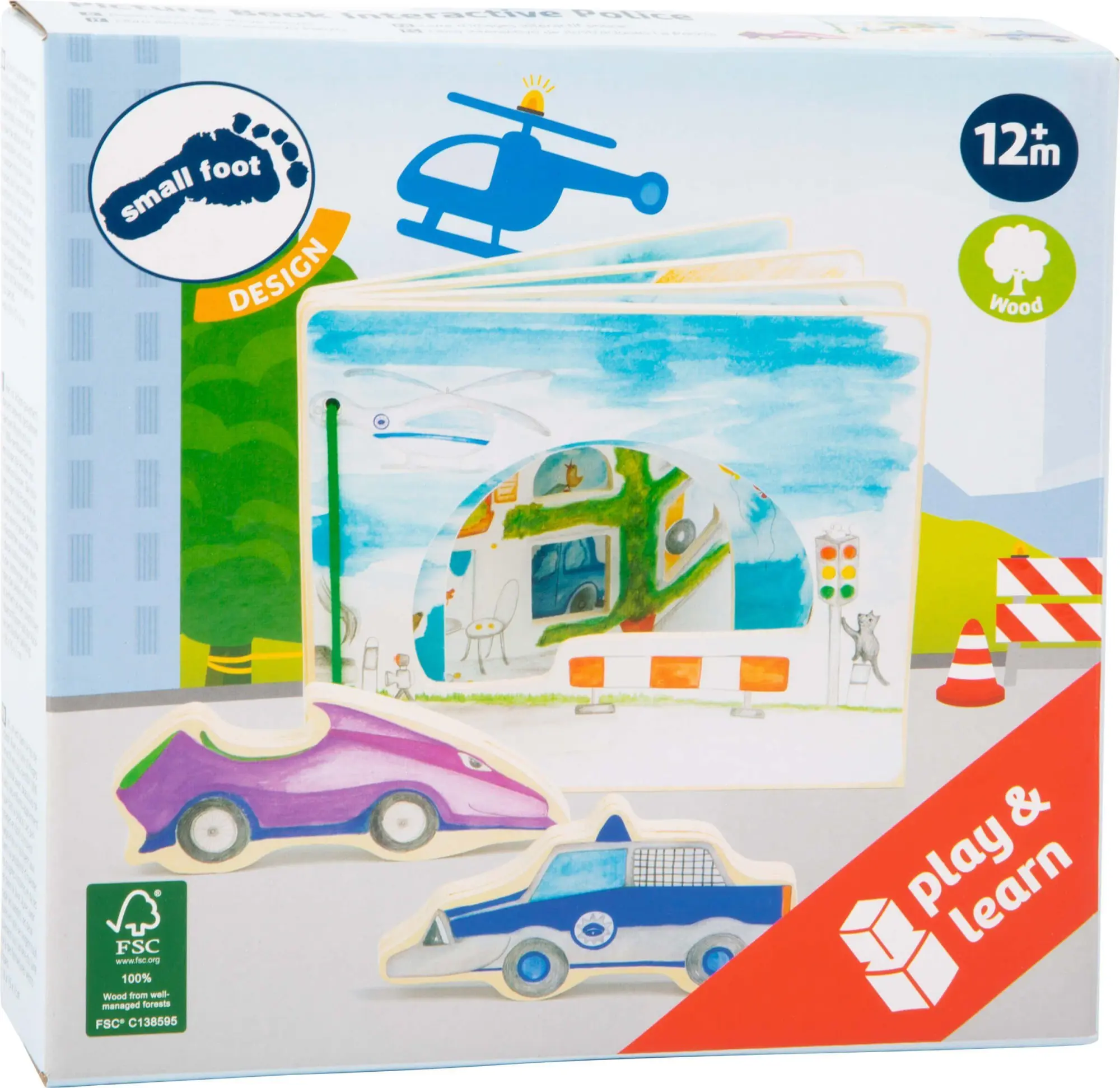 Cover: 4020972120410 | Bilderbuch Polizei, interaktiv | small foot | Buch | Deutsch | 2020