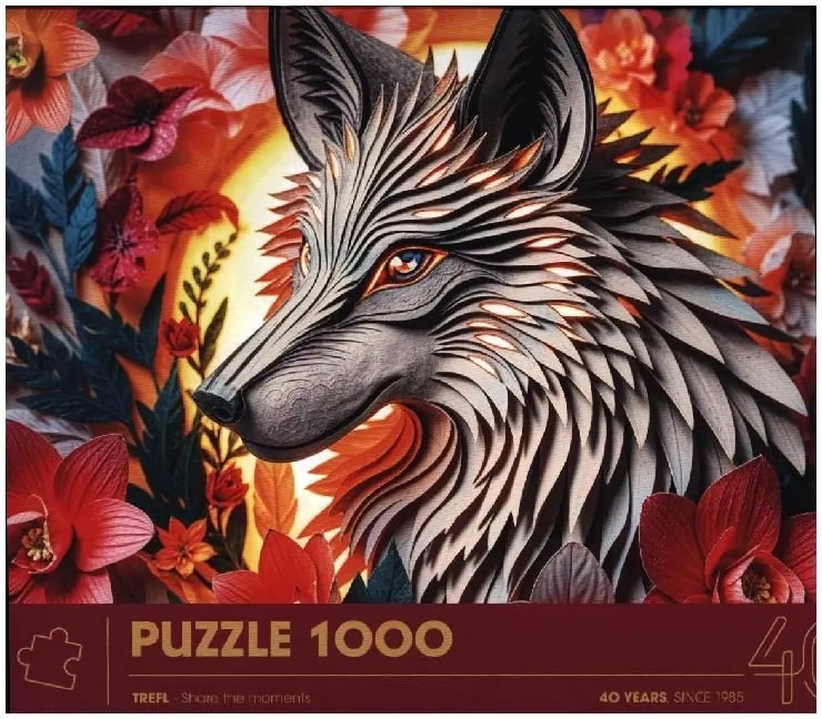 Cover: 5900511400410 | Puzzle Premium Plus 1000 Jubiläum - Wolf | Spiel | Karton | 40041