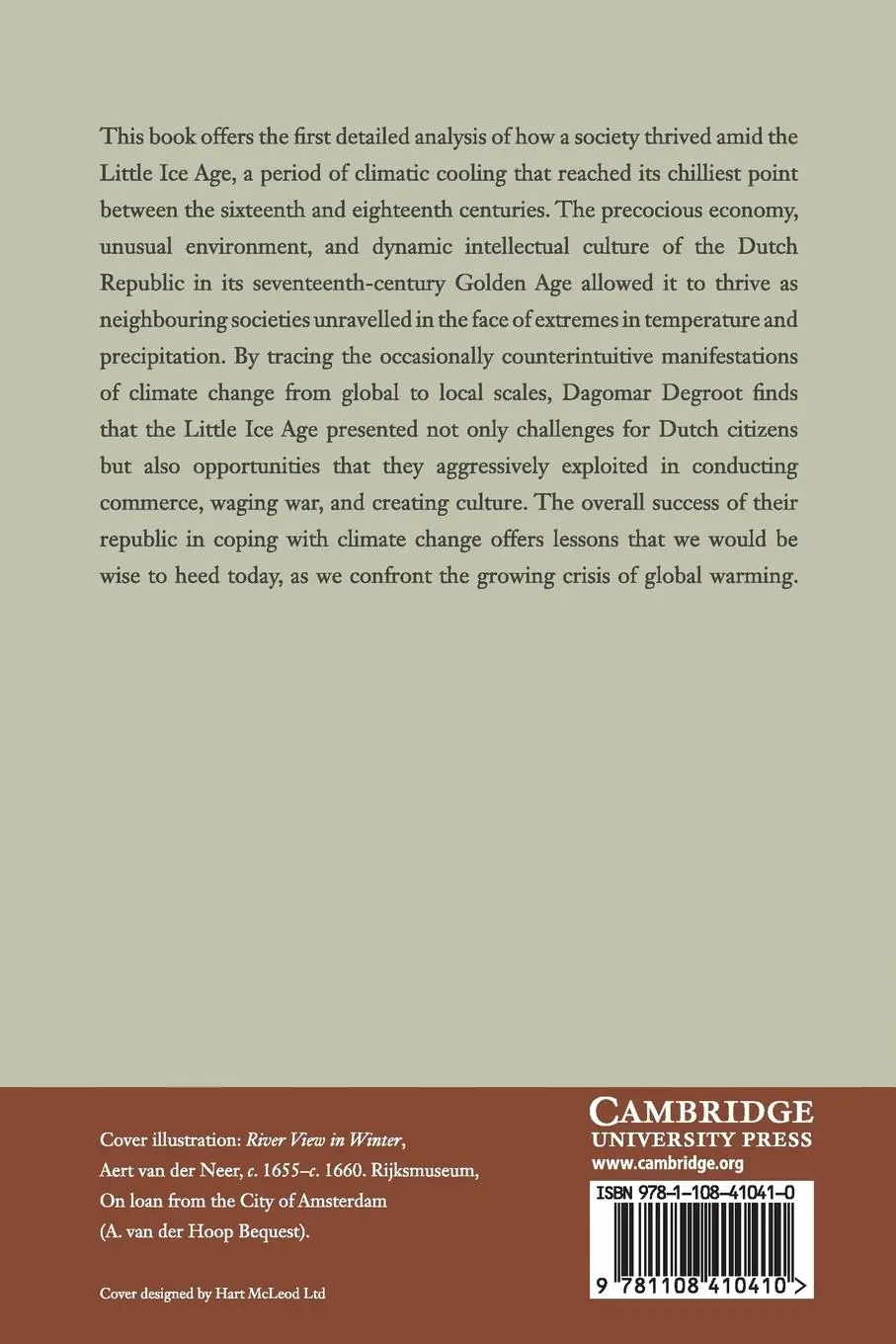Rückseite: 9781108410410 | The Frigid Golden Age | Dagomar Degroot | Taschenbuch | Englisch