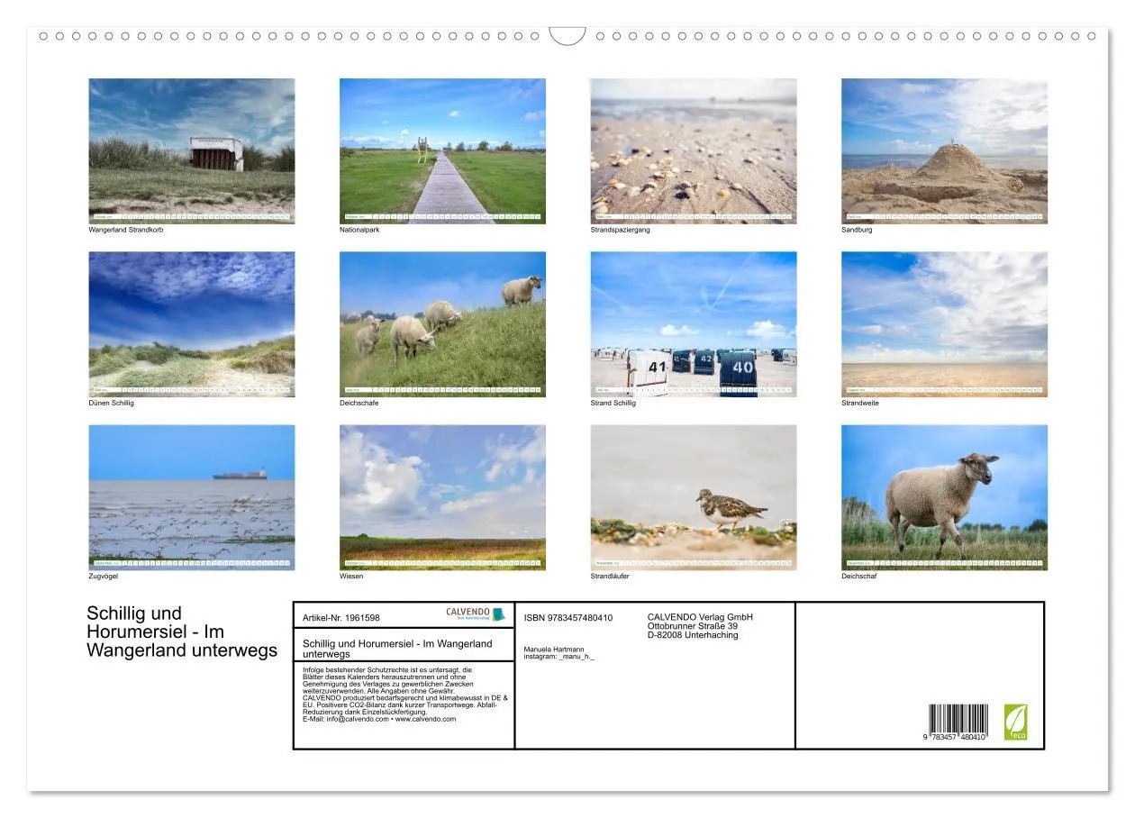 Bild: 9783457480410 | Schillig und Horumersiel - Im Wangerland unterwegs (Wandkalender...