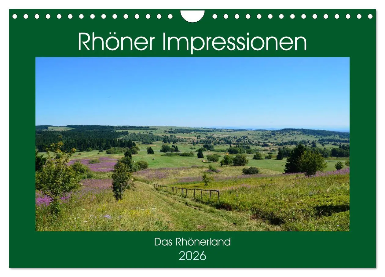 Cover: 9783457860410 | Rhöner Impressionen (Wandkalender 2026 DIN A4 quer), CALVENDO...