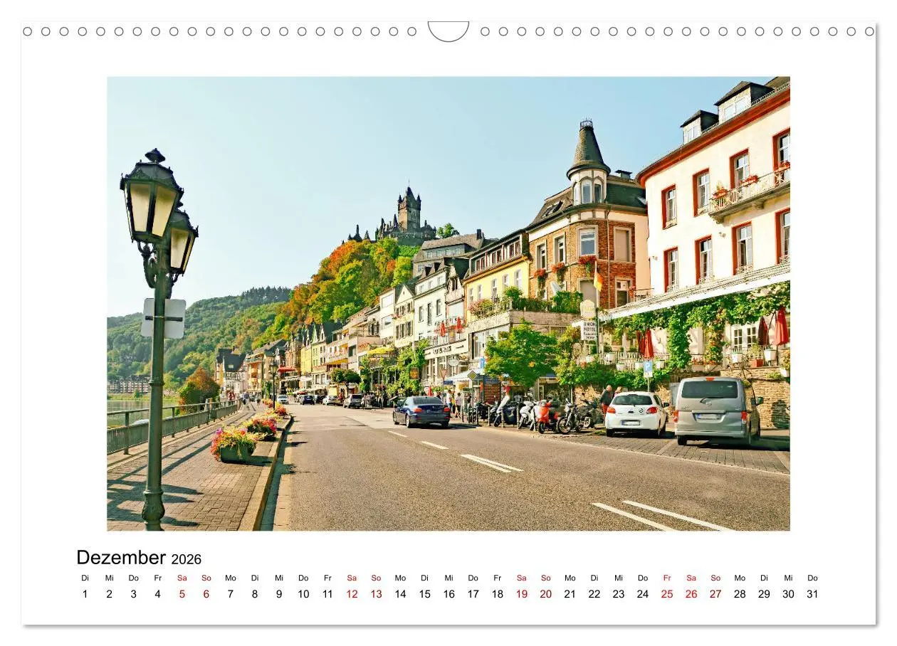 Bild: 9783457930410 | Cochem - an der Mosel (Wandkalender 2026 DIN A3 quer), CALVENDO...