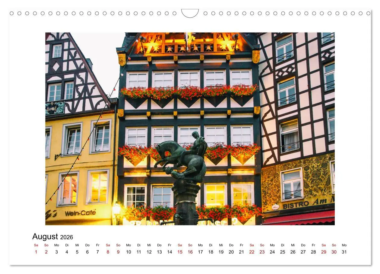Bild: 9783457930410 | Cochem - an der Mosel (Wandkalender 2026 DIN A3 quer), CALVENDO...