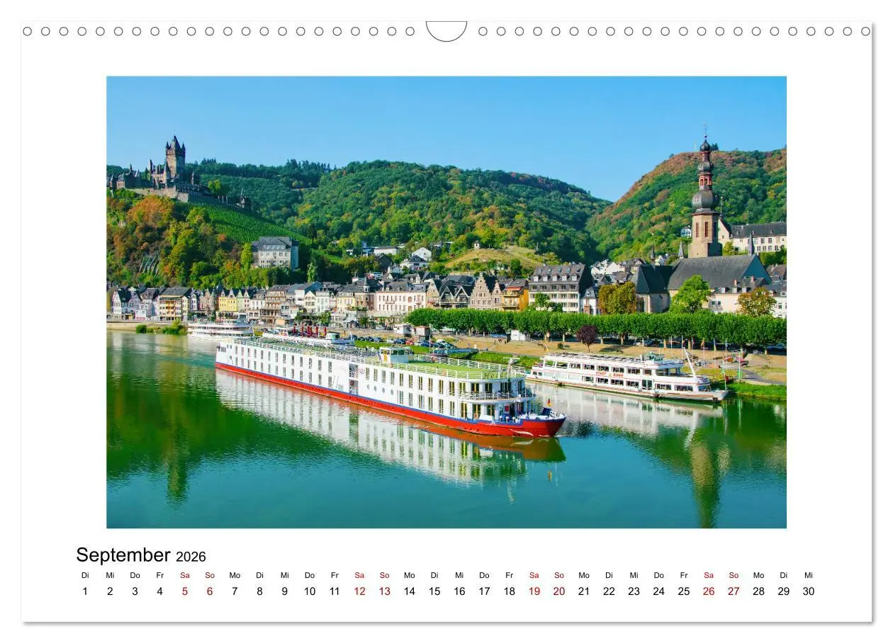 Bild: 9783457930410 | Cochem - an der Mosel (Wandkalender 2026 DIN A3 quer), CALVENDO...