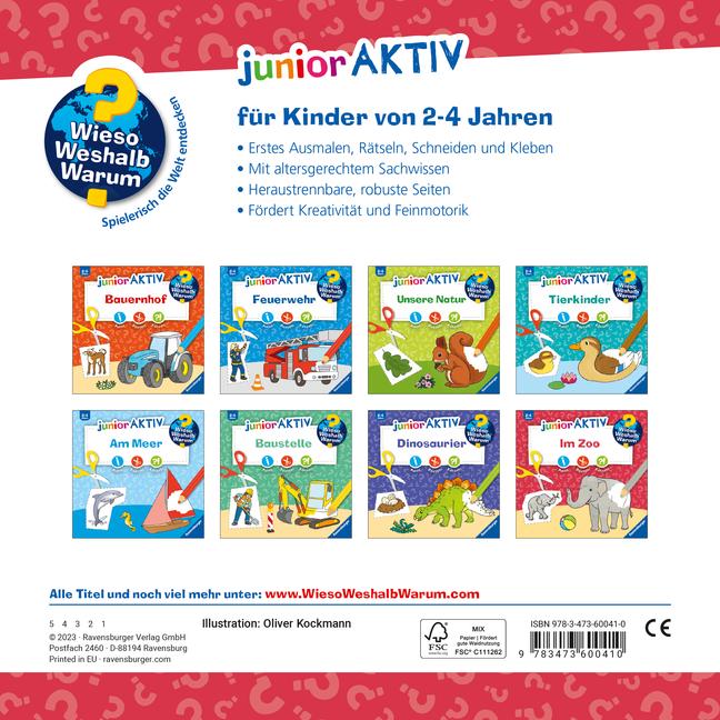 Bild: 9783473600410 | Wieso? Weshalb? Warum? junior AKTIV - Im Zoo | Oliver Kockmann | Buch