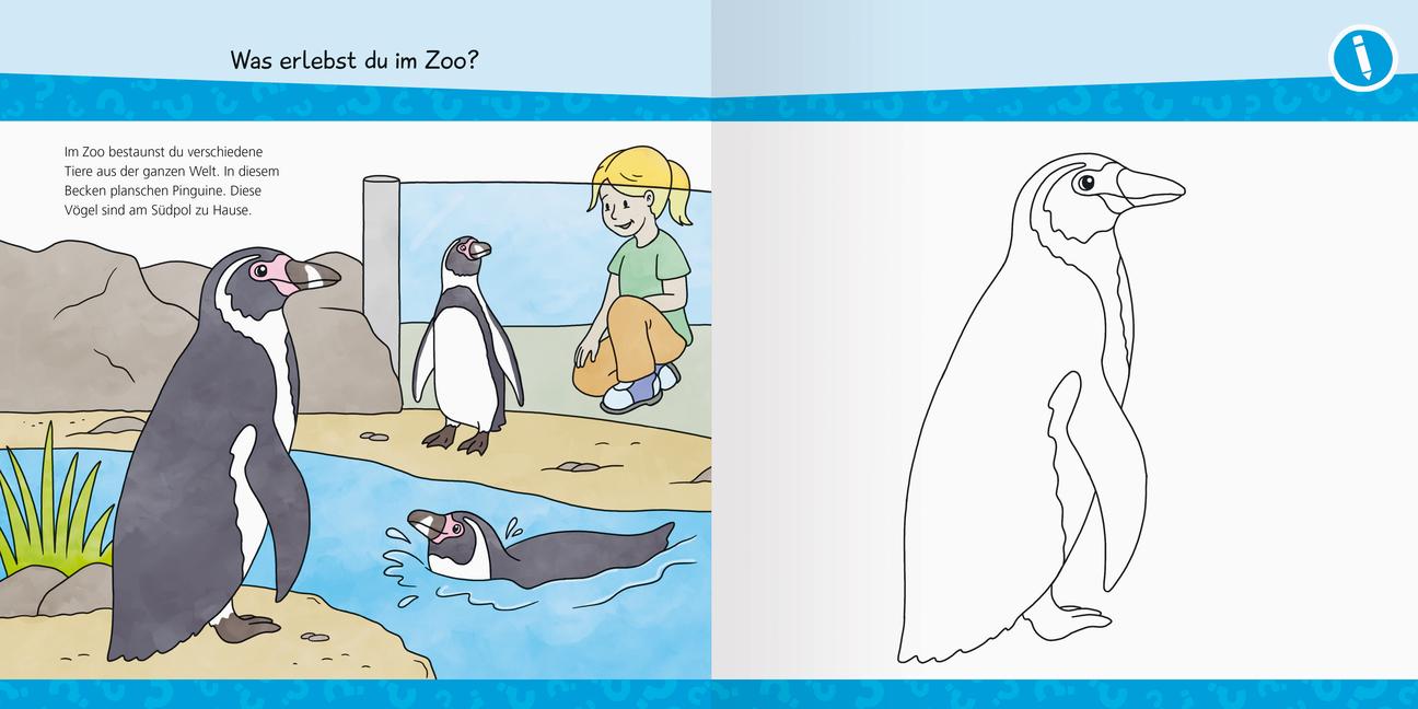 Bild: 9783473600410 | Wieso? Weshalb? Warum? junior AKTIV - Im Zoo | Oliver Kockmann | Buch