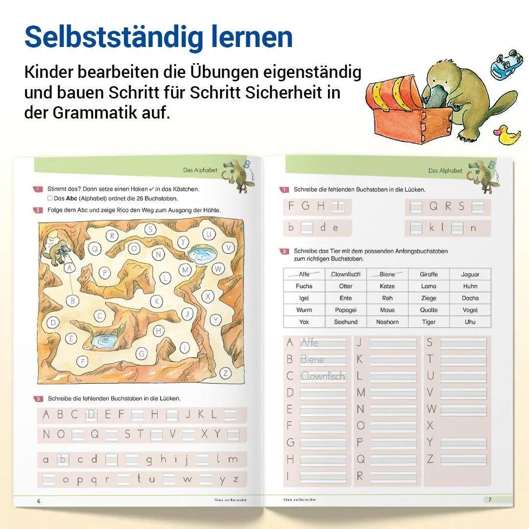 Bild: 9783619220410 | Grammatik mit Rico Schnabel, Klasse 2 | Stefanie Drecktrah (u. a.)