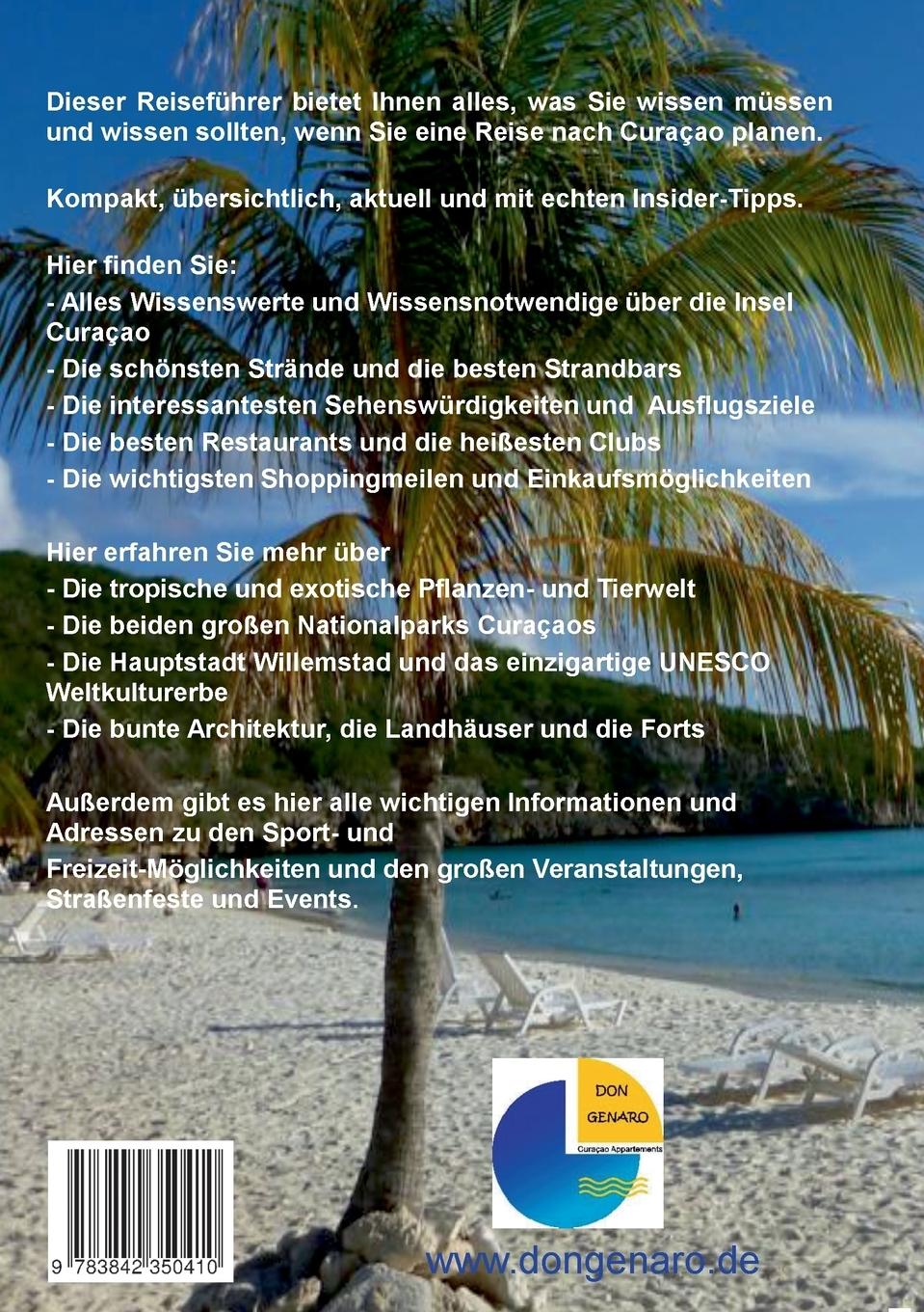 Rückseite: 9783842350410 | Bon Dia Curaçao | Urlaub 2017 - Der kleine Reiseführer | Verheugen