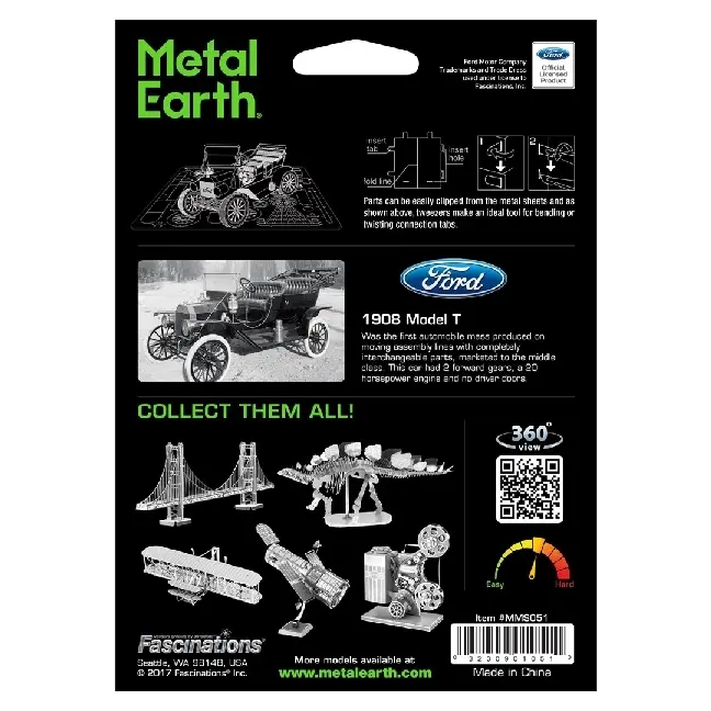 Bild: 32309010510 | Metal Earth: Ford 1908 Model T | Steel Model Kit | 502604 | 2018