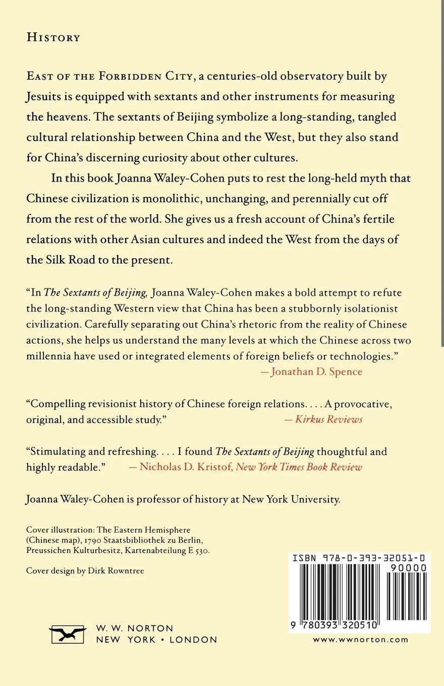 Rückseite: 9780393320510 | The Sextants of Beijing | Global Currents in Chinese History | Buch