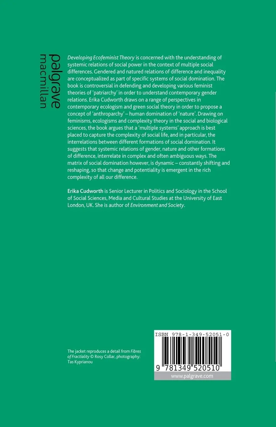 Rückseite: 9781349520510 | Developing Ecofeminist Theory | The Complexity of Difference | Buch