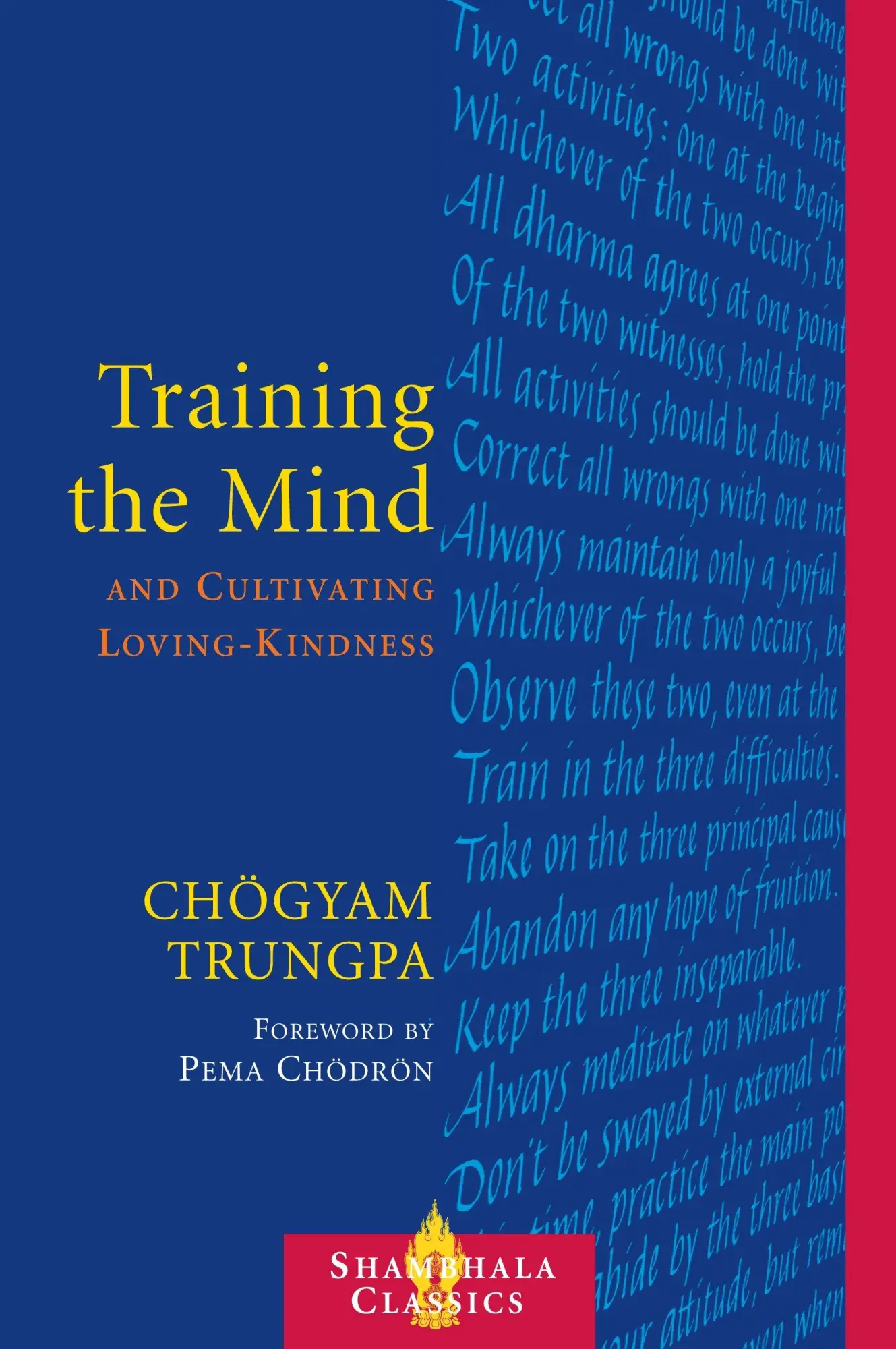 Cover: 9781590300510 | Training the Mind &amp; Cultivating Loving-Kindness | Chögyam Trungpa