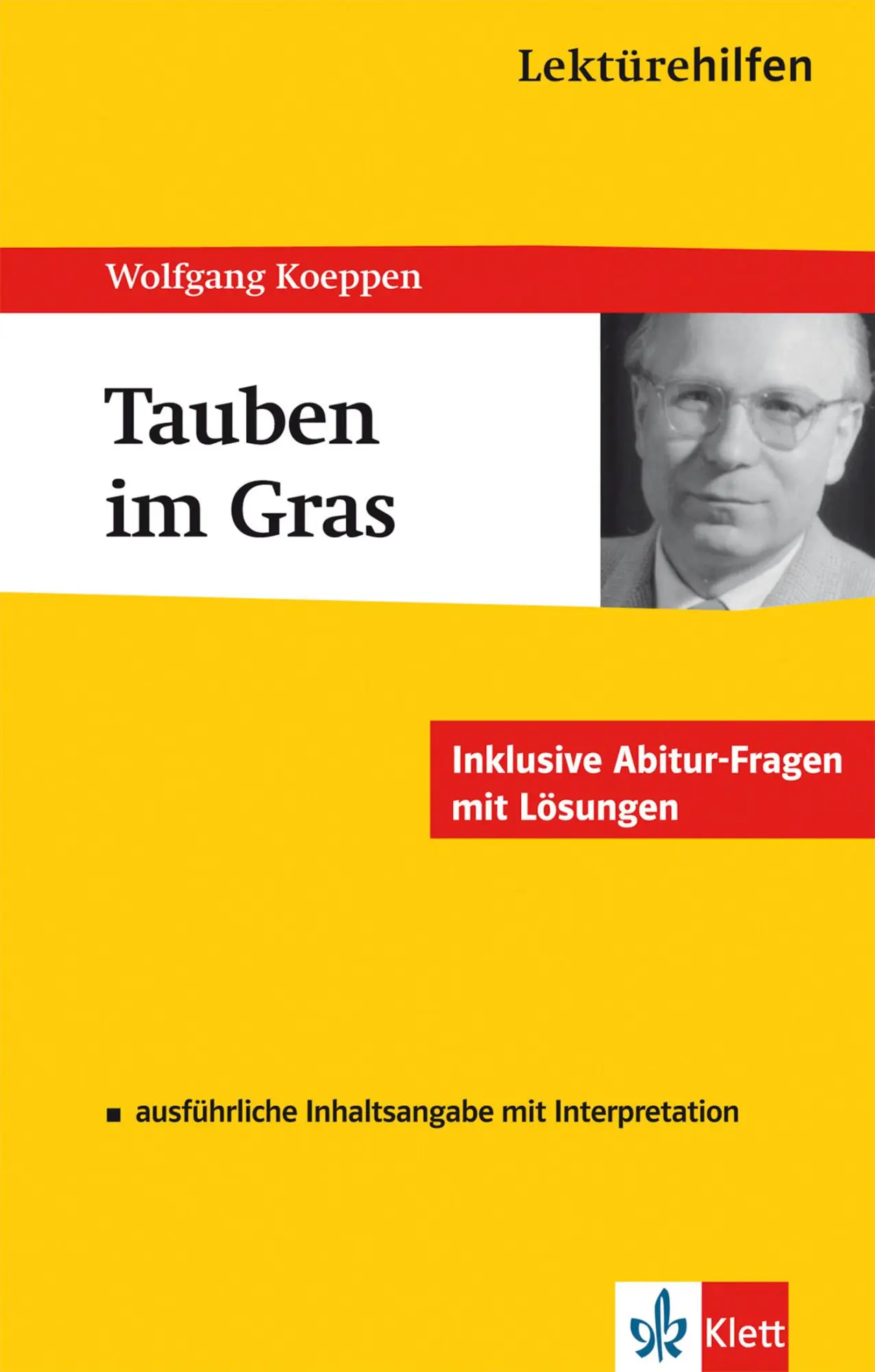 Cover: 9783129230510 | Lektürehilfen Wolfgang Koeppen "Tauben im Gras" | Hans-Peter Reisner