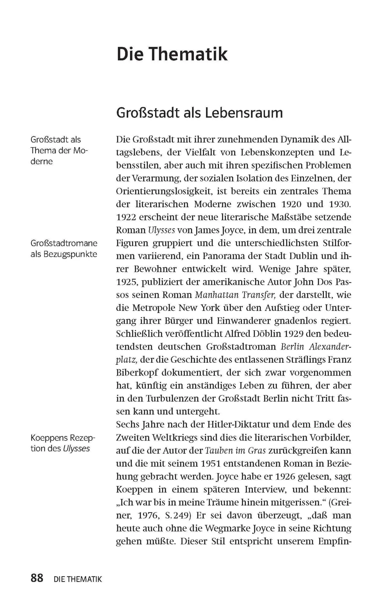 Bild: 9783129230510 | Lektürehilfen Wolfgang Koeppen "Tauben im Gras" | Hanns-Peter Reisner