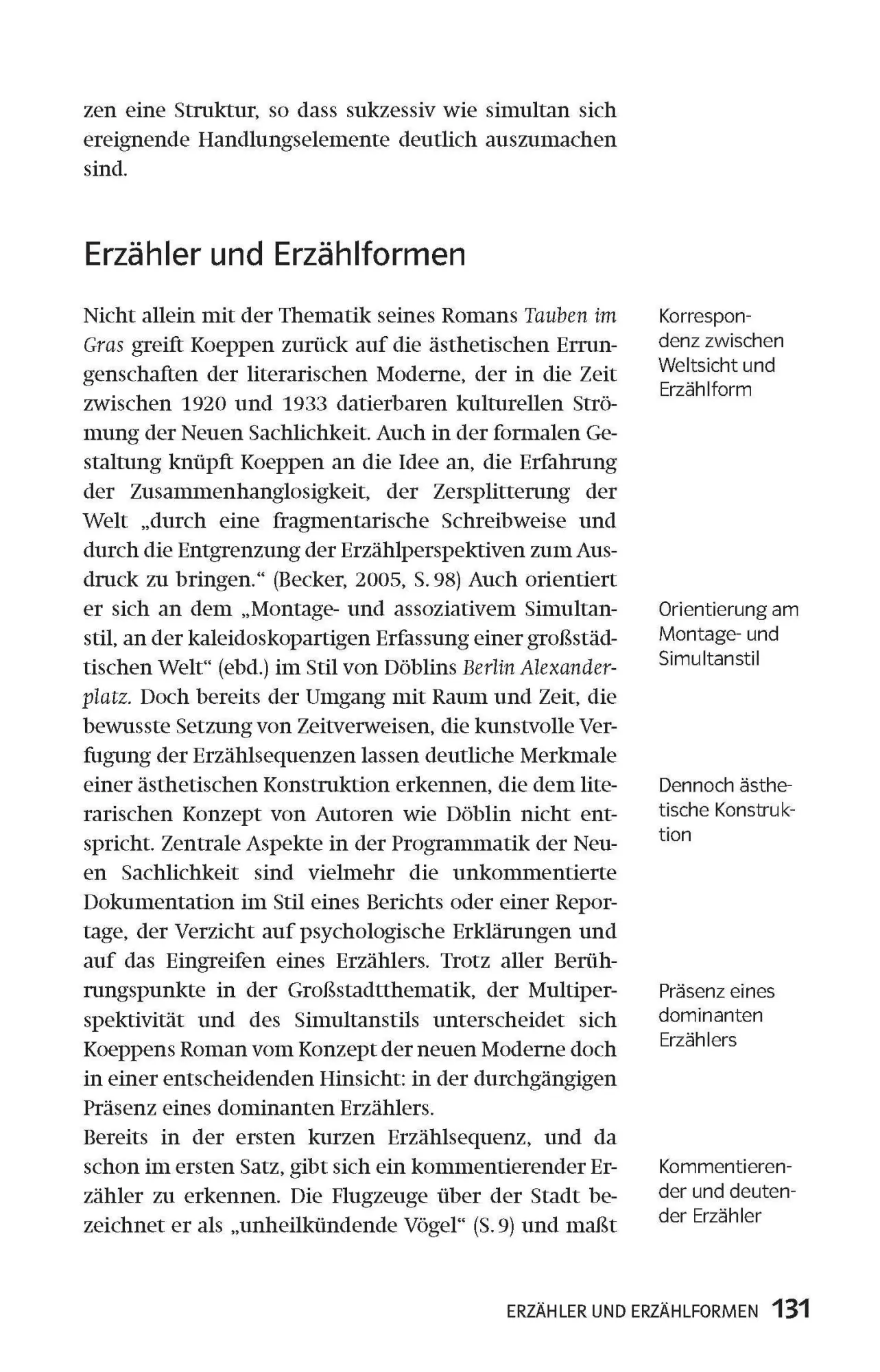 Bild: 9783129230510 | Lektürehilfen Wolfgang Koeppen "Tauben im Gras" | Hanns-Peter Reisner