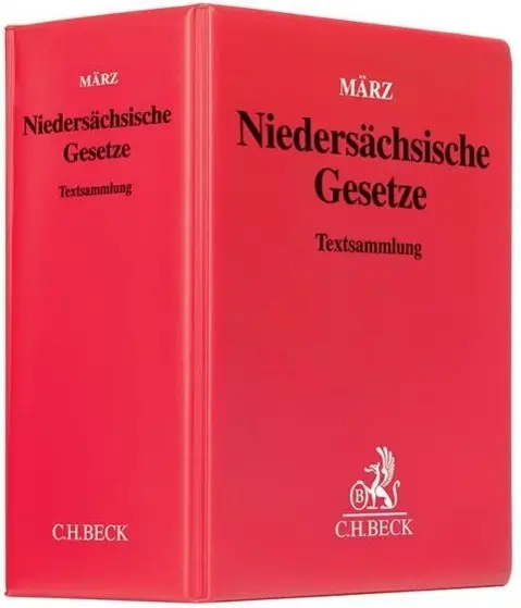 Cover: 9783406500510 | Niedersächsische Gesetze (ohne Fortsetzungsnotierung). Inkl. 129....