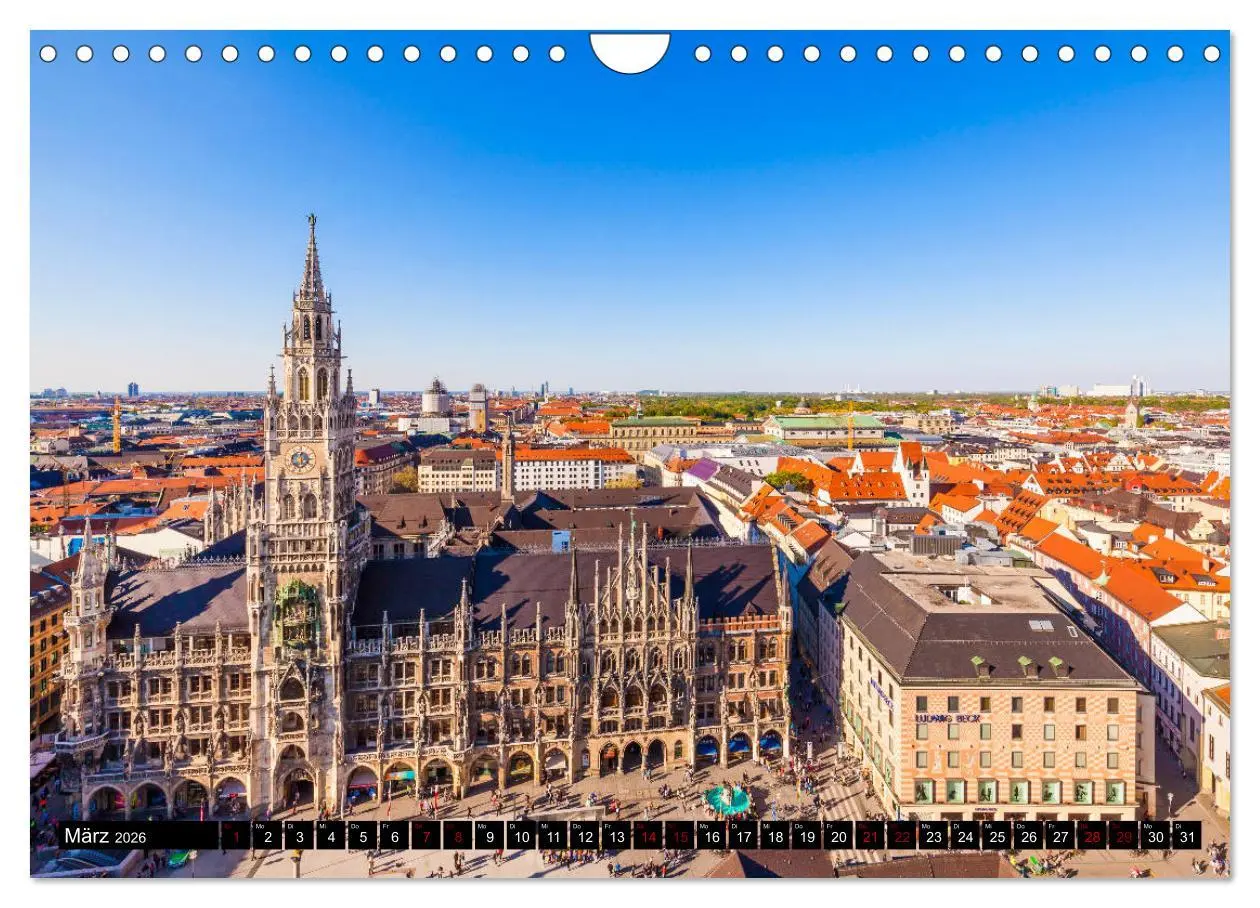 Bild: 9783457780510 | MÜNCHEN Impressionen einer Weltstadt (Wandkalender 2026 DIN A4...