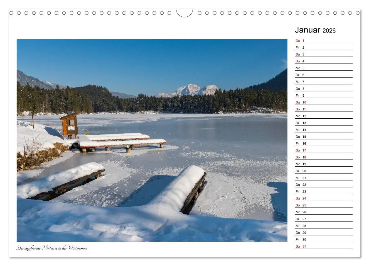 Bild: 9783457850510 | Rund um den Hintersee und Zauberwald (Wandkalender 2026 DIN A3...