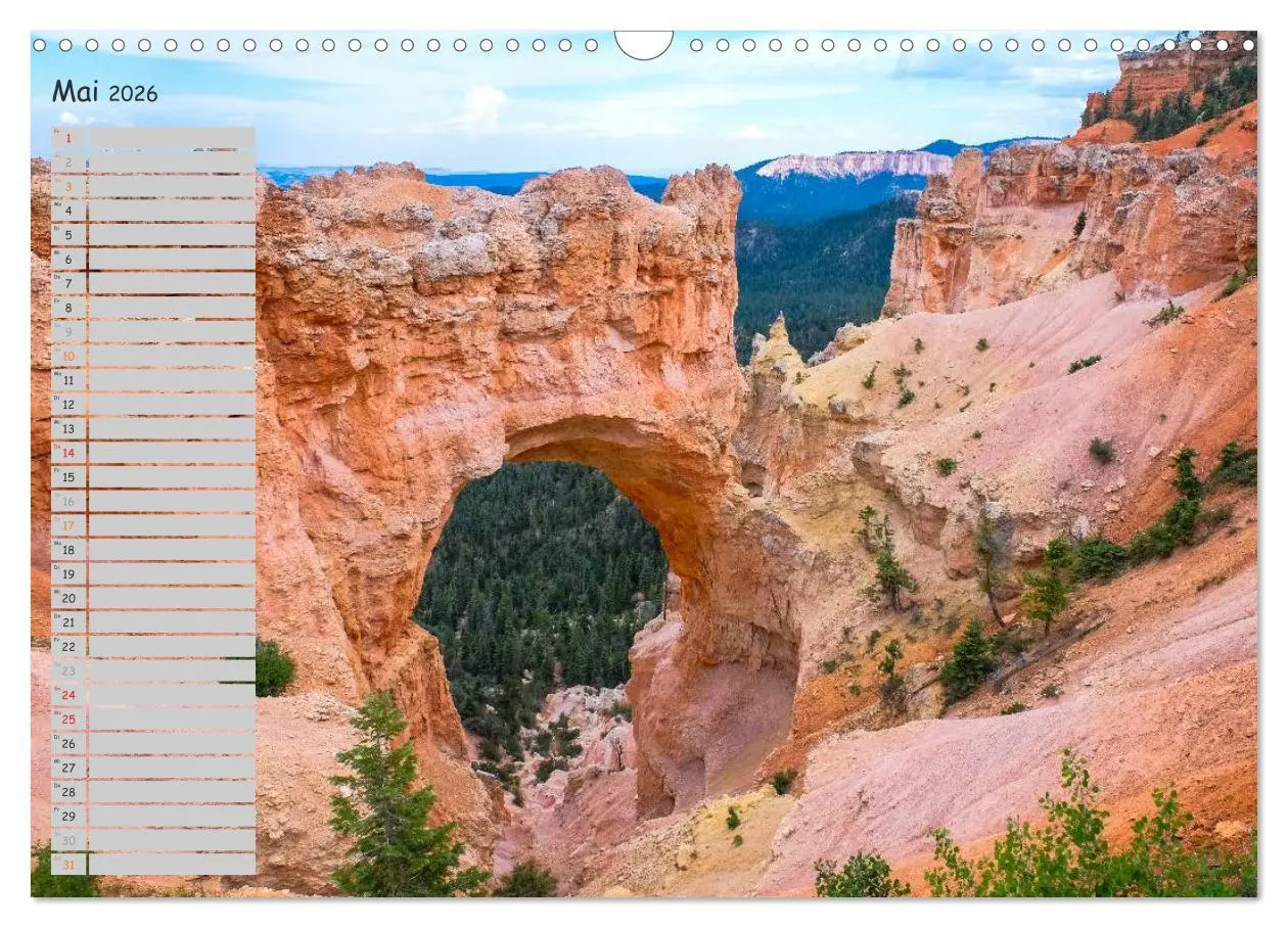 Bild: 9783516010510 | Die Canyons der USA (Wandkalender 2026 DIN A3 quer), CALVENDO...