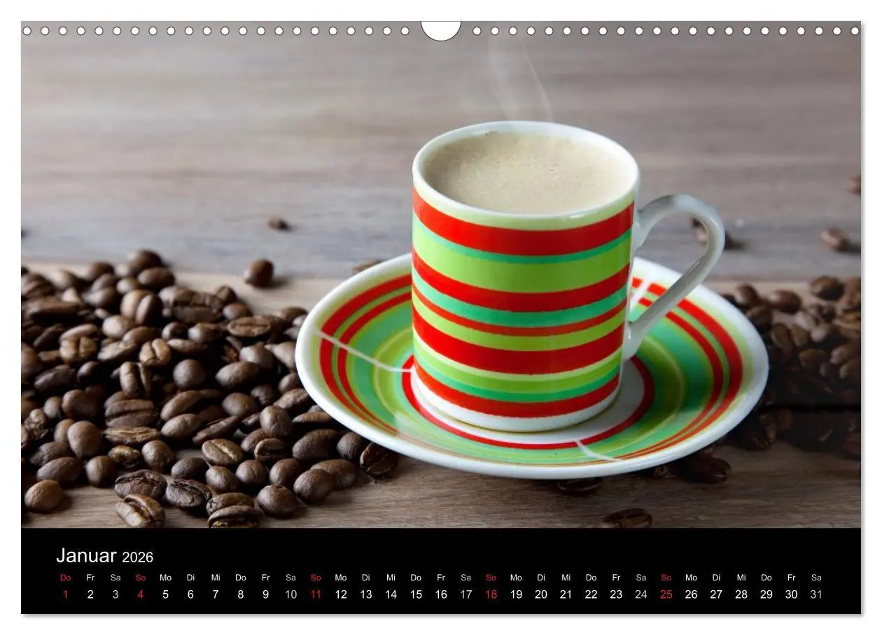 Bild: 9783516180510 | Kaffee &amp; Schokolade (Wandkalender 2026 DIN A3 quer), CALVENDO...