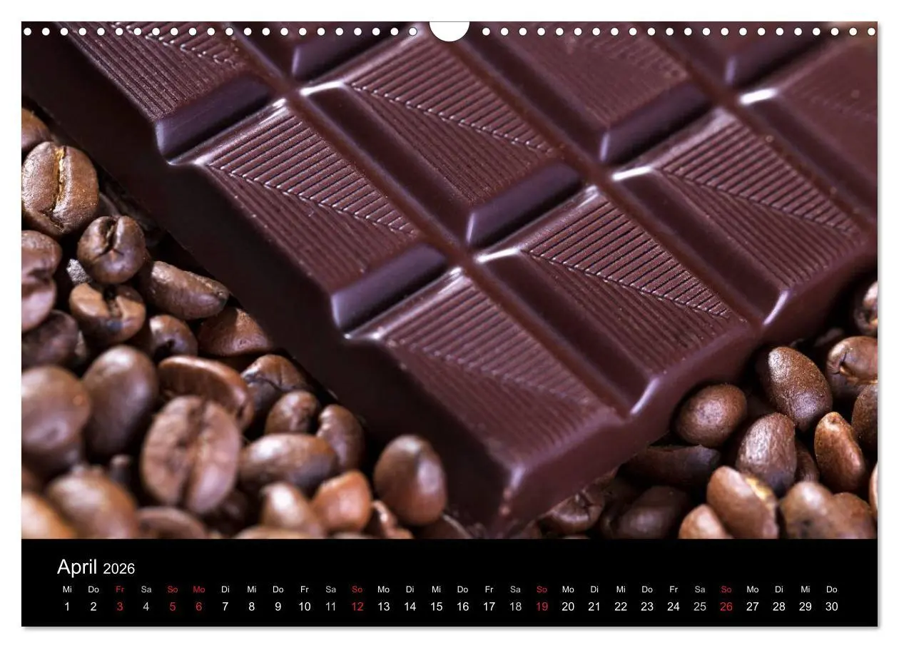 Bild: 9783516180510 | Kaffee &amp; Schokolade (Wandkalender 2026 DIN A3 quer), CALVENDO...
