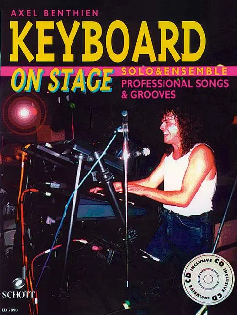 Keyboard on stage