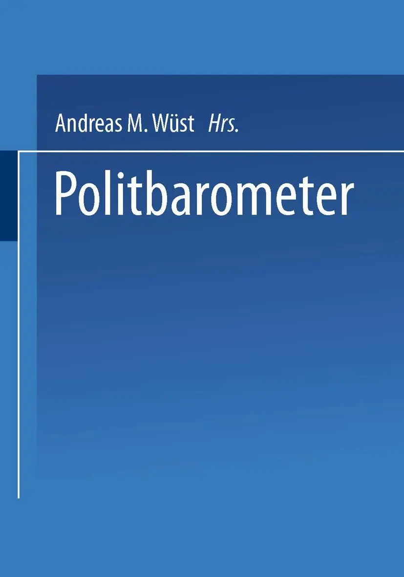 Cover: 9783810040510 | Politbarometer | Andreas M. Wüst | Taschenbuch | 370 S. | Deutsch