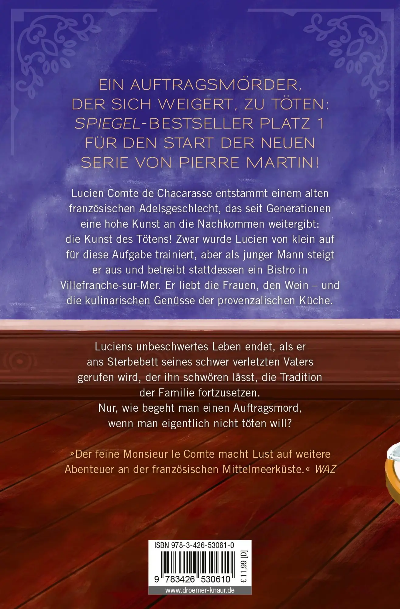 Rückseite: 9783426530610 | Monsieur le Comte und die Kunst des Tötens | Pierre Martin | Buch