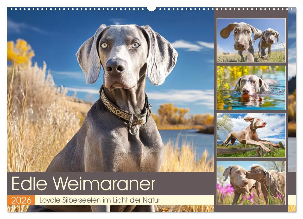 Cover: 9783457910610 | Edle Weimaraner. Loyale Silberseelen im Licht der Natur...