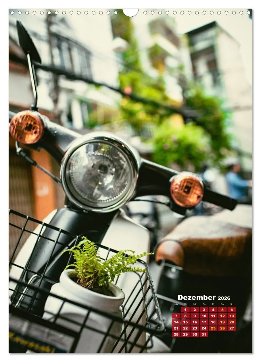 Bild: 9783516310610 | Die Liebe zur Vespa (Wandkalender 2026 DIN A3 hoch), CALVENDO...