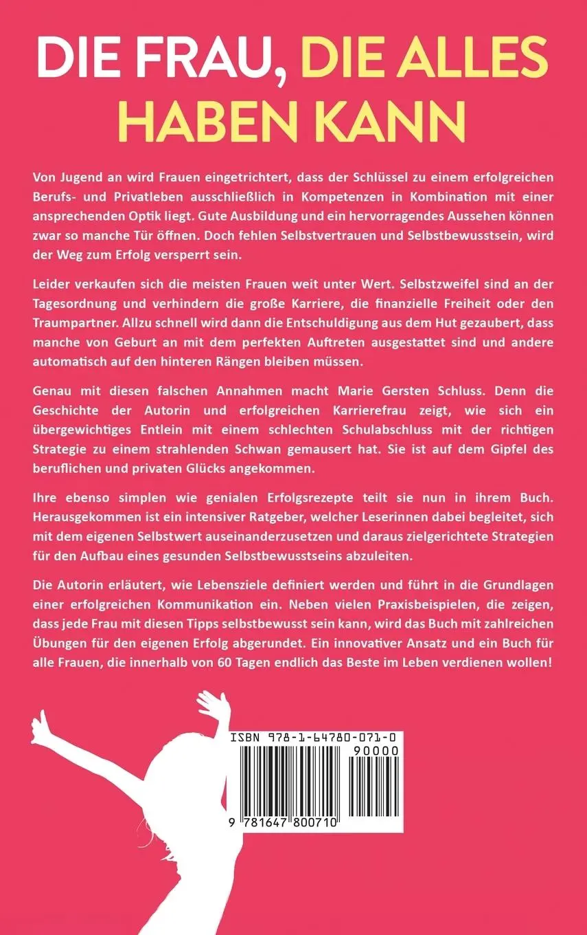 Rückseite: 9781647800710 | Die Frau, die alles haben kann | Marie Gersten | Buch | 2020
