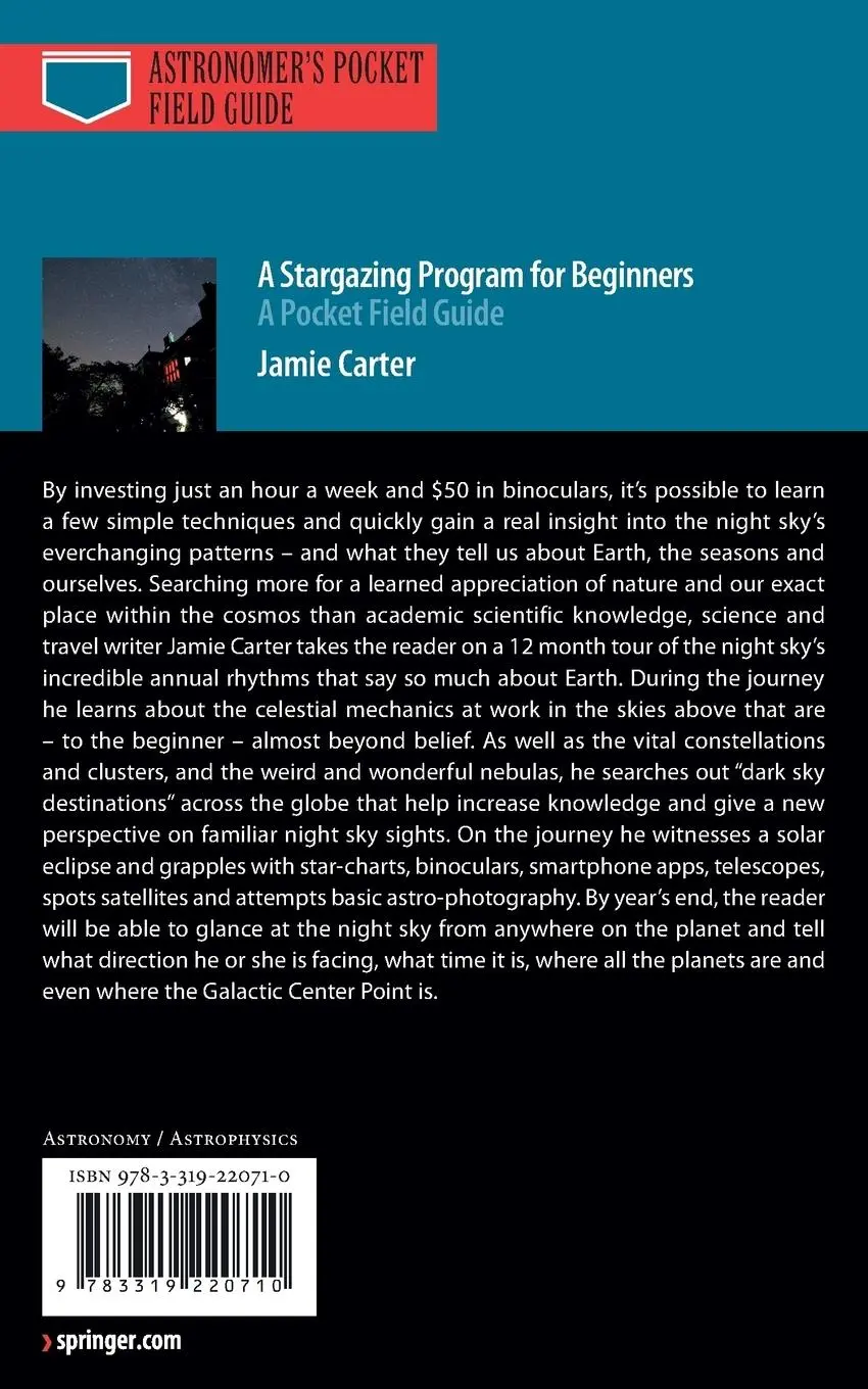 Rückseite: 9783319220710 | A Stargazing Program for Beginners | A Pocket Field Guide | Carter