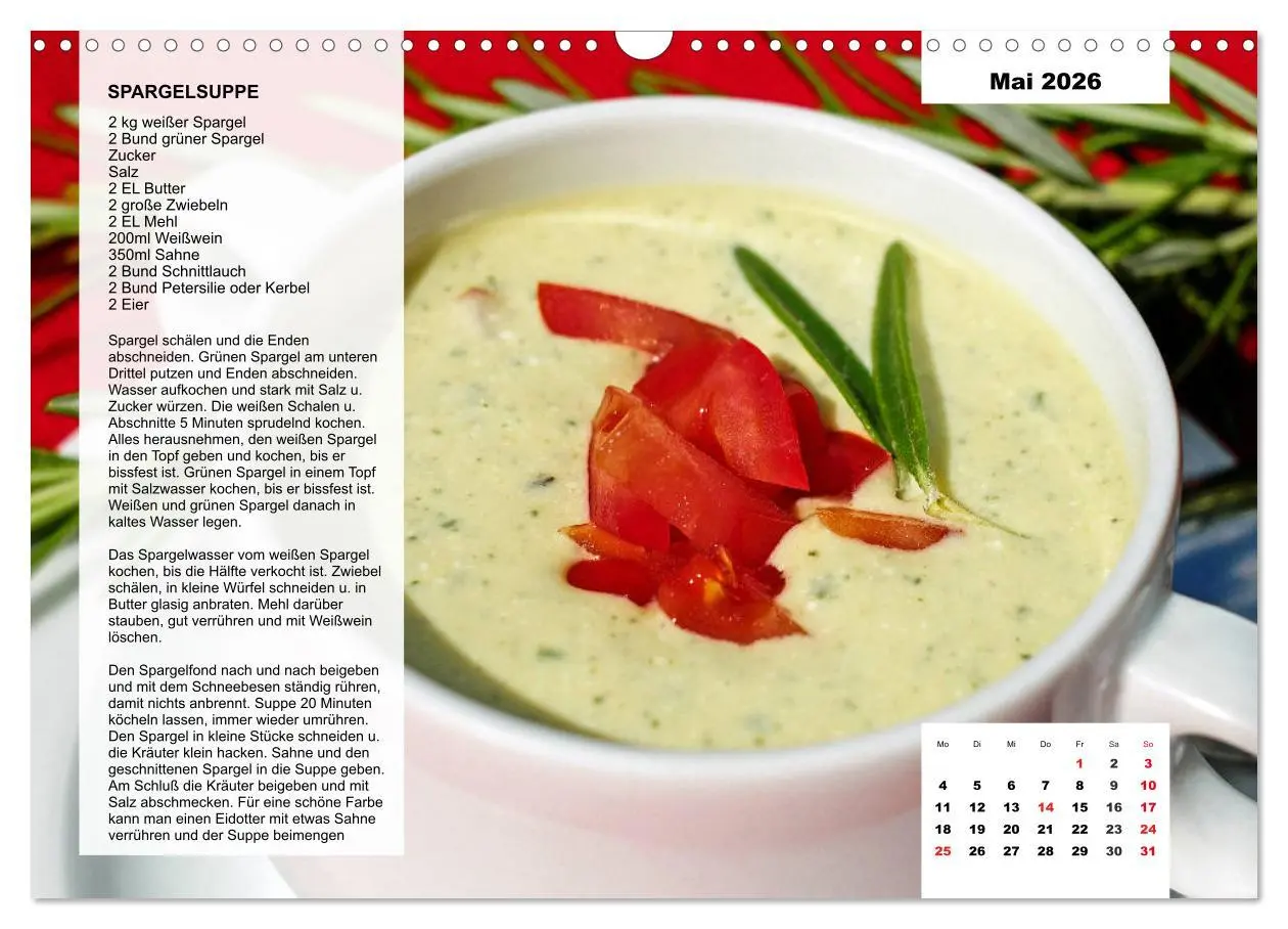 Bild: 9783457760710 | Aus der Suppenküche. Küchenkalender mit tollen Rezepten...