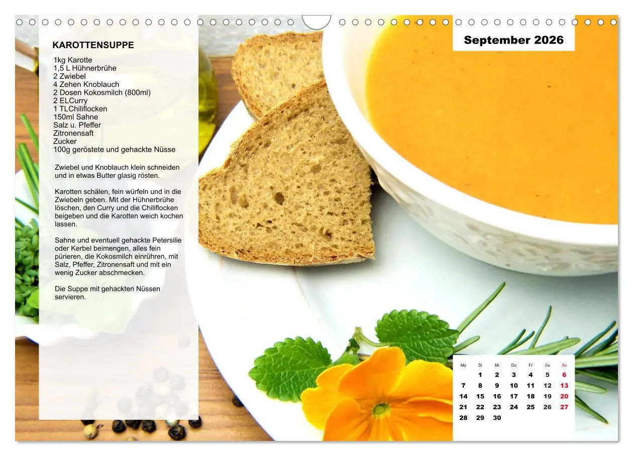 Bild: 9783457760710 | Aus der Suppenküche. Küchenkalender mit tollen Rezepten...